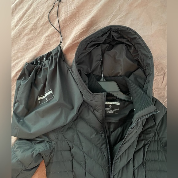 Black Bernardo Packable Down Long Coat - Picture 7 of 12